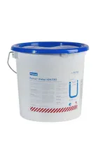 Pasta adhesiva de silicatos cálciso alcalinos, referencia PROMAT® ADHESIVO K-84 de Promat. En disolución acuosa reforzado con fibra de vidrio